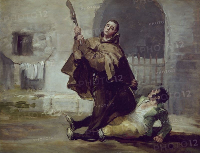 Goya, Frère Pedro de Zaldivia et le bandit Maragato