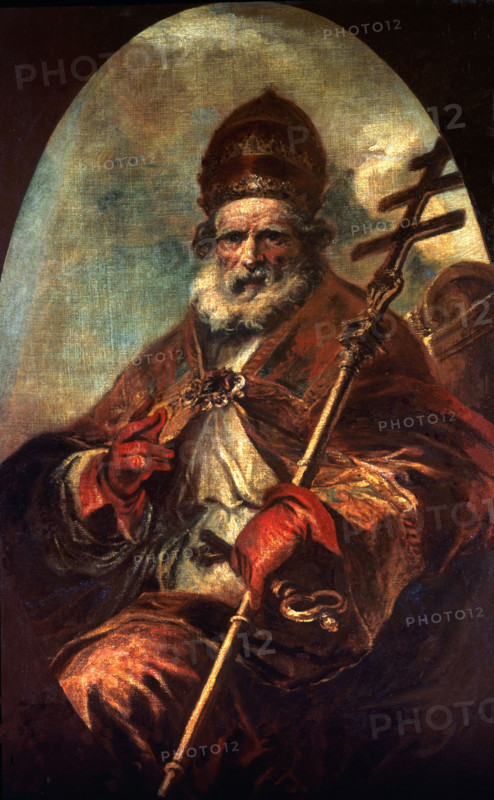 Herrera el Mozo, Portrait du Pape Saint Léon Ier le Grand