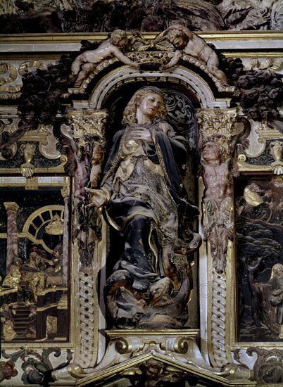 JUNI JUAN DE 1507/77
CAPILLA BENAVENTE - RETABLO
MEDINA DE RIOSECO, IGLESIA DE SANTA MARIA
VALLADOLID