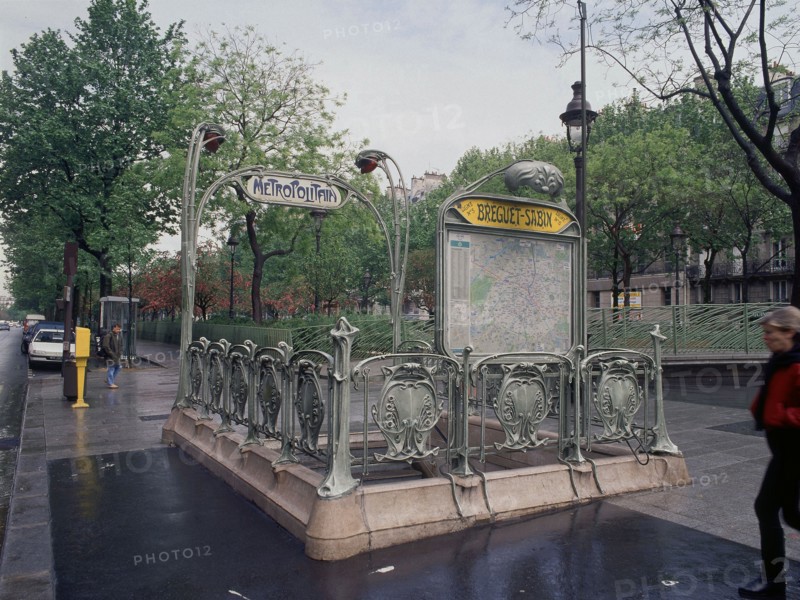 Breguet-Sabin metro station in Paris