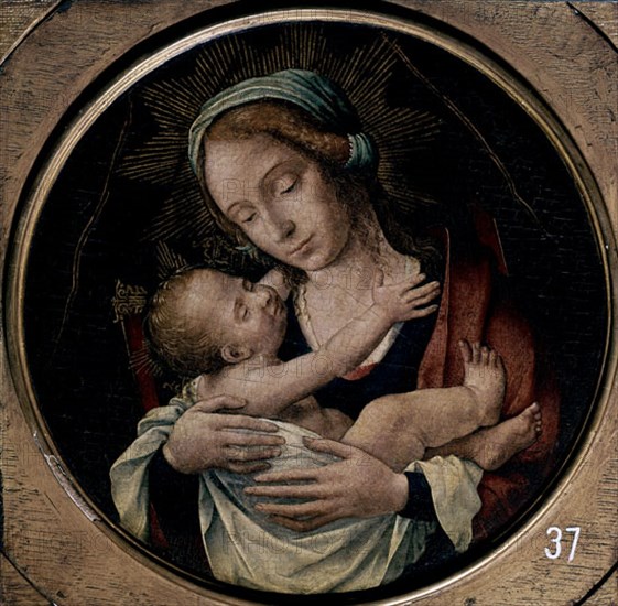 TONDO DE LA VIRGEN CON EL NINO  S XV-XVI
TOLEDO, CASA MUSEO DEL GRECO-COLECCION
TOLEDO