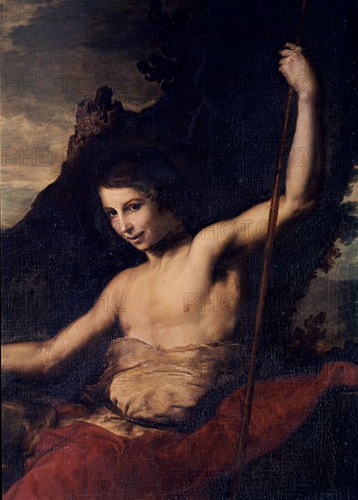 Ribera, St. John the Baptist in the Desert - Detail