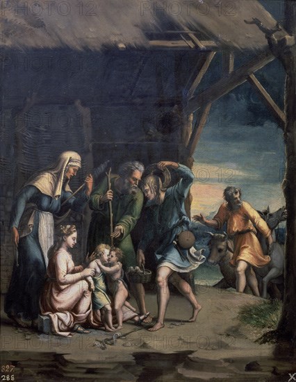 ROMANO GIULIO 1499/1546
ADORACION DE LOS PASTORES-T.0,48X0,37-NºPRADO 322-S XVI
MADRID, MUSEO DEL PRADO-PINTURA
MADRID