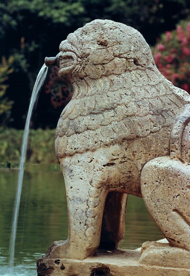 LEON DEL MARISTAN - MARMOL - PERIODO NAZARI - S XIV
GRANADA, ALHAMBRA-JARDINES DEL PARTAL
GRANADA