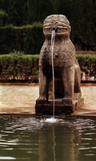 LEON DEL MARISTAN - MARMOL - PERIODO NAZARI - S XIV
GRANADA, ALHAMBRA-JARDINES DEL PARTAL
GRANADA