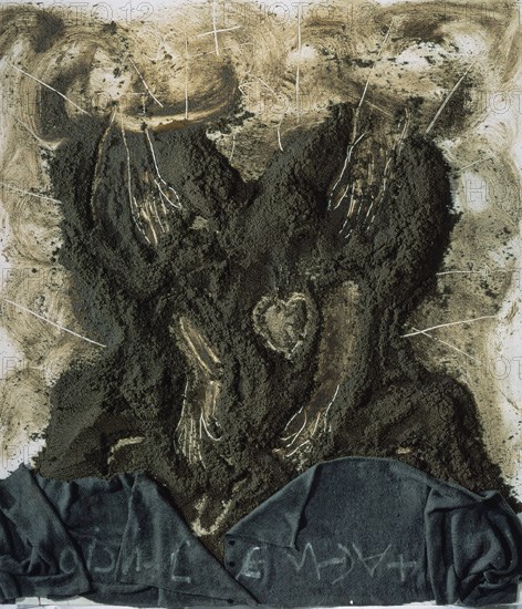 TAPIES ANTONI 1923-
TIERRA Y MANTA 2000-TECNICA MIXTA Y ENSAMBLAJE SOBRE FUSTA-200x178CM
BARCELONA, FUNDACION ANTONI TAPIES
BARCELONA

This image is not downloadable. Contact us for the high res.
