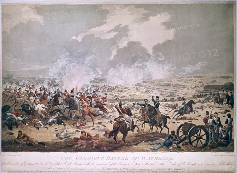BATALLA  WATERLOO- VICTORIA INGLESA :WELLINGTON Y BLUCHER AL MANDO 18/6/1815
BRUSELAS, COLECCION PARTICULAR
BELGICA