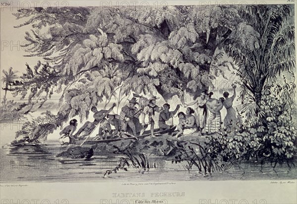GRABADO-PUEBLOS PESCADORES EN BRASIL- AMAZONAS
MADRID, COLECCION PARTICULAR
MADRID