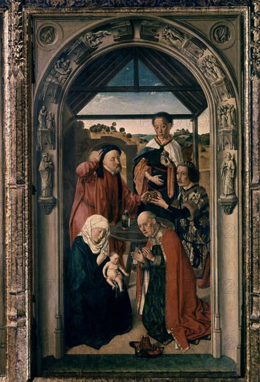 BOUTS DIRK 1415/75
ADORACION DE LOS MAGOS-S XV
MADRID, MUSEO DEL PRADO-PINTURA
MADRID