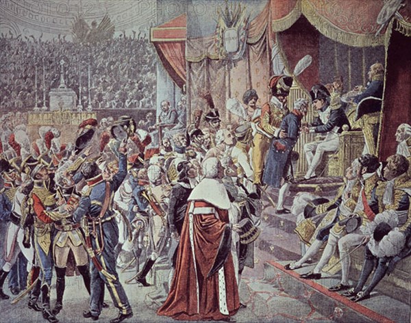 NAPOLEON EN CENTENARIO DE LA LEGION DE HONOR 1804/1904-LA PRIMERA CONDECORACION DE LA CRUZ
PARIS, COLECCION PARTICULAR
FRANCIA

This image is not downloadable. Contact us for the high res.