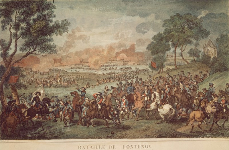 La Bataille de Fontenoy le 11 mai 1745
