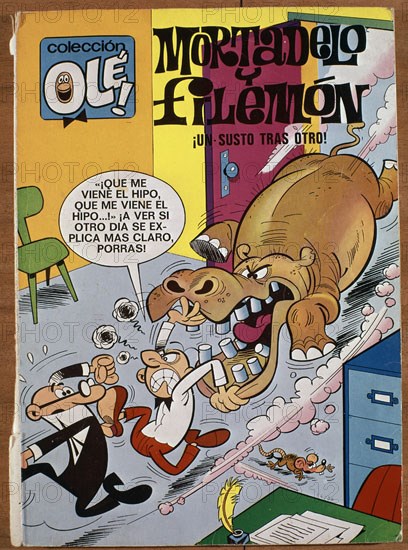 IBAÑEZ FRANCISCO 1936-
COMIC DE MORTADELO Y FILEMON
MADRID, COLECCION PARTICULAR
MADRID