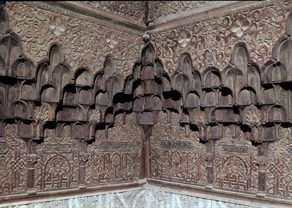 PALACIO COMARES-SALON EMBAJADORES - ARTESONADO - BASE DE LA CUPULA
GRANADA, ALHAMBRA-PALACIO DE COMARES
GRANADA