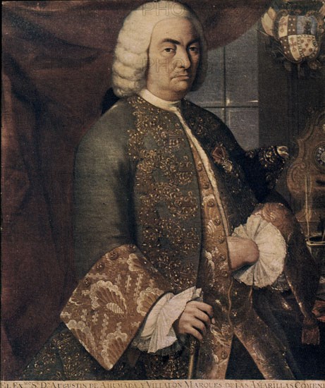 AGUSTIN AHUMADA Y VILLALON-MARQUES DE LAS AMARILLAS(MUERE EN 1755)
MADRID, BIBLIOTECA NACIONAL
MADRID