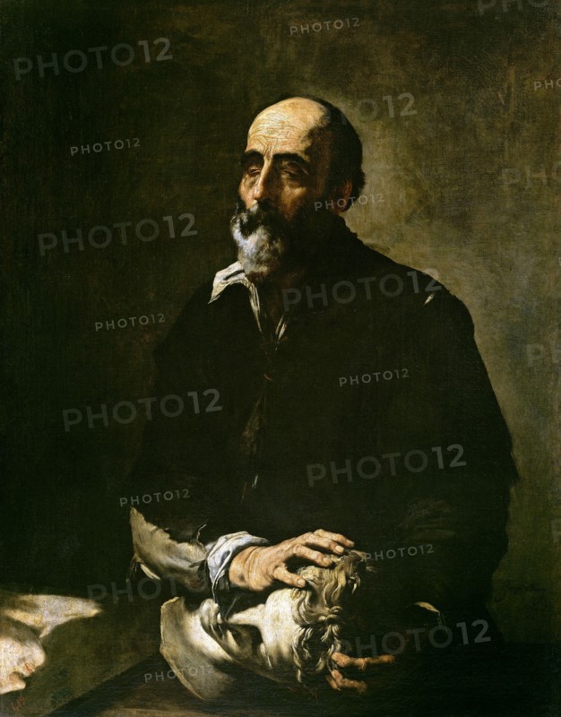 Ribera, L'Aveugle de Gambazo, ou le Sculpteur aveugle (Le toucher)