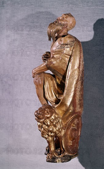 BERRUGUETE ALONSO 1488/1561
SAN JERONIMO
VALLADOLID, MUSEO NACIONAL DE ESCULTURA-INTERIOR
VALLADOLID