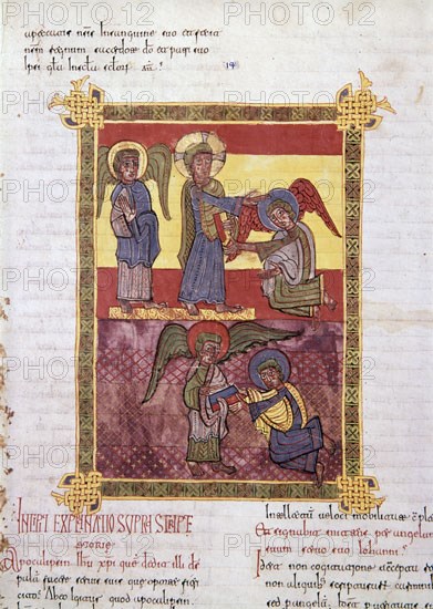 BEATO DE LIEBANA
COMENTARIOS AL APOCALIPSIS AÑO 1086- CODICE 1-FOL 19 RECTO-S XI
BURGO DE OSMA, CATEDRAL
SORIA