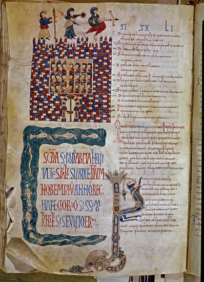 COD EMILIANENSE-F205V-CONCILIO HISPALE II-SISEBUTO REY-AÑO 621 FINALES S X
SAN LORENZO DEL ESCORIAL, MONASTERIO-BIBLIOTECA
MADRID

This image is not downloadable. Contact us for the high res.