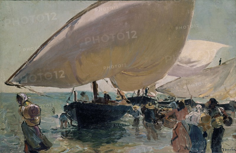 Sorolla, Boats with windward sails