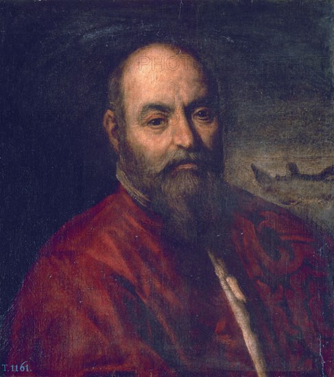 PALMA "IL GIOVANE" 1544/1628
UN SENADOR VENECIANO-LIENZO 65x58 CM-S XVII     NP 380
Madrid, musée du Prado
