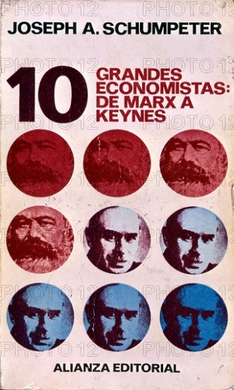 SCHUMPETER J
LIBRO DE GRANDES ECONOMISTAS DE MARX A KEYNES 1967

This image is not downloadable. Contact us for the high res.