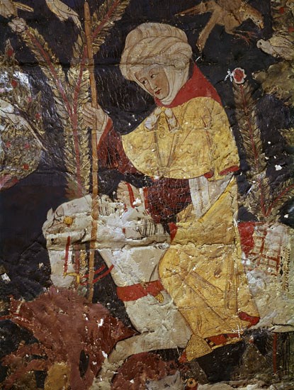 BASTARDO MUDARRA- BOVEDA LATERAL- ESCENAS CABALLERESCAS-EPOCA NAZARI S XV-PINTURA CRISTIANA
GRANADA, ALHAMBRA-SALA DE LOS REYES
GRANADA