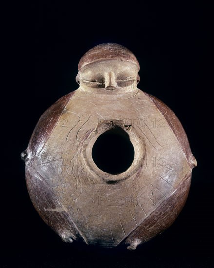 RECIPIENTE ANTROPOMORFO EN TERRACOTA 5800 A 500 AC
QUITO, COLECCION PARTICULAR
ECUADOR

This image is not downloadable. Contact us for the high res.