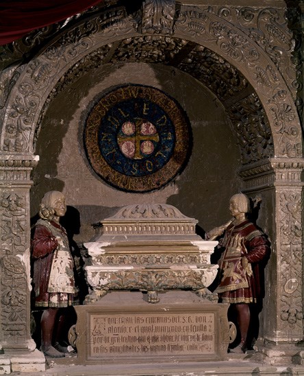 FLORENTIN MARTIN
URNA O ARQUETA CON EL CORAZON Y LAS ENTRAÑAS DE ALFONSO X EL SABIO-S XVI
MURCIA, CATEDRAL
MURCIA

This image is not downloadable. Contact us for the high res.