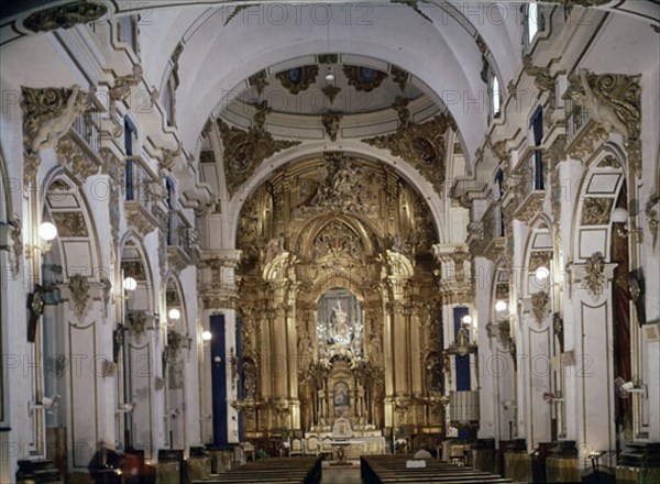INTERIOR HACIA LA CABECERA
MURCIA, IGLESIA DE LA MERCED
MURCIA