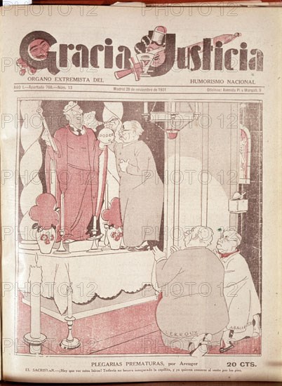 AREUGER
GRACIA Y JUSTICIA 1931-CARICATURAS DE LA II REPUBLICA
MADRID, HEMEROTECA MUNICIPAL
MADRID

This image is not downloadable. Contact us for the high res.