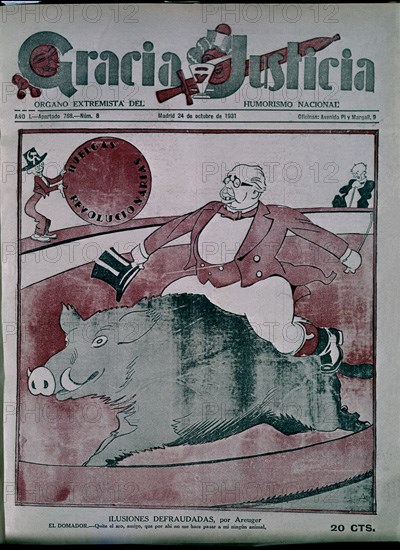 AREUGER
GRACIA Y JUSTICIA 1931-CARICATURAS DE LA II REPUBLICA
MADRID, HEMEROTECA MUNICIPAL
MADRID