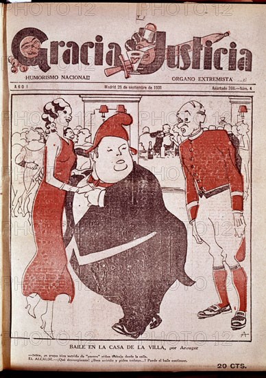 AREUGER
GRACIA Y JUSTICIA 1931-CARICATURAS DE LA II REPUBLICA
MADRID, HEMEROTECA MUNICIPAL
MADRID