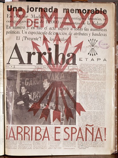 PERIODICO ARRIBA DE FALANGE 1935
MADRID, HEMEROTECA MUNICIPAL
MADRID

This image is not downloadable. Contact us for the high res.