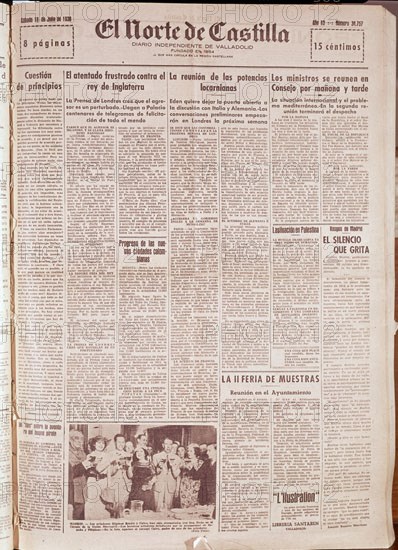 PERIODICO NORTE DE CASTILLA 1936
MADRID, HEMEROTECA MUNICIPAL
MADRID

This image is not downloadable. Contact us for the high res.