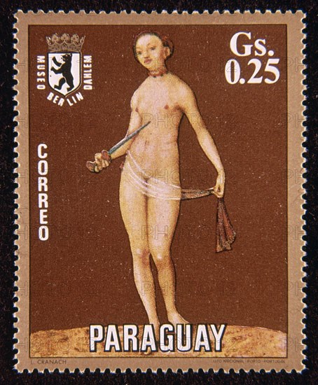 SELLO DE PARAGUAY - LUCRECIA DE LUCAS CRANACH

This image is not downloadable. Contact us for the high res.
