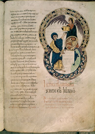 BEATO DE LIEBANA
COMENT APOCALIPSIS-PROC S MILLAN-S JUAN Y EL ANGEL-Fº68 R-S XI
MADRID, ACADEMIA DE HISTORIA
MADRID