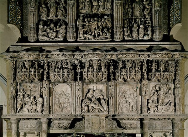 GIL MORLANES EL VIEJ
RETABLO DE ALABASTRO PROCEDE DE MONTEARAGON
HUESCA, CATEDRAL
HUESCA

This image is not downloadable. Contact us for the high res.