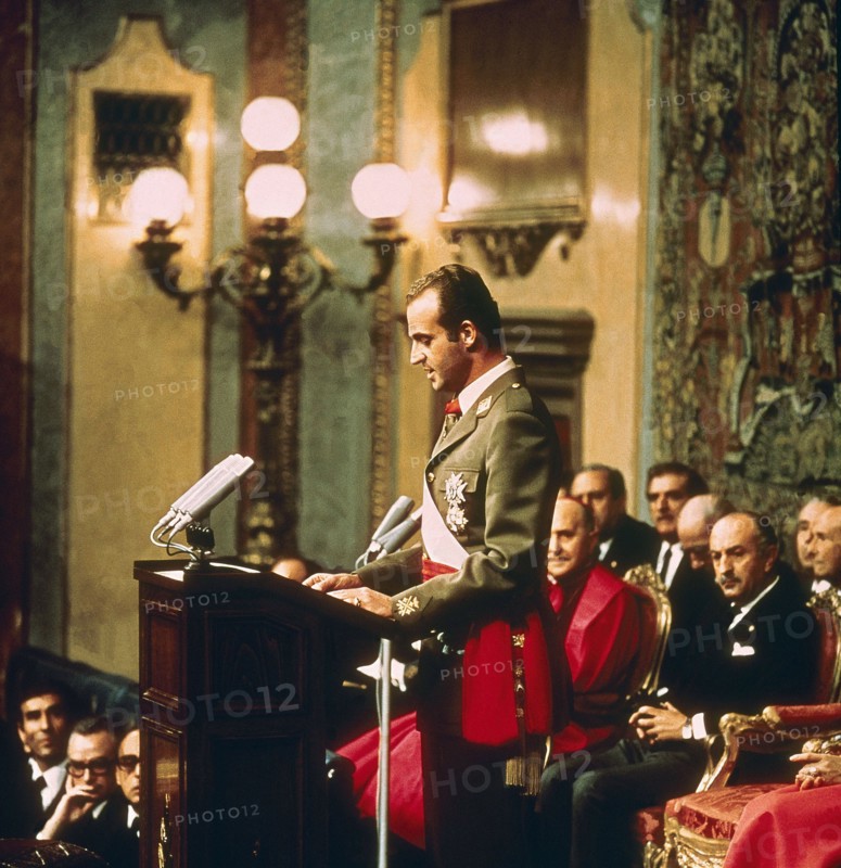 Intronisation du roi Juan Carlos Ier