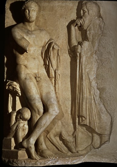 ESCOPAS  ATRIBUIDO
*ESTELA DE ILISSOS-S IV A JC - ARTE GRIEGO
ATENAS, MUSEO NACIONAL
GRECIA