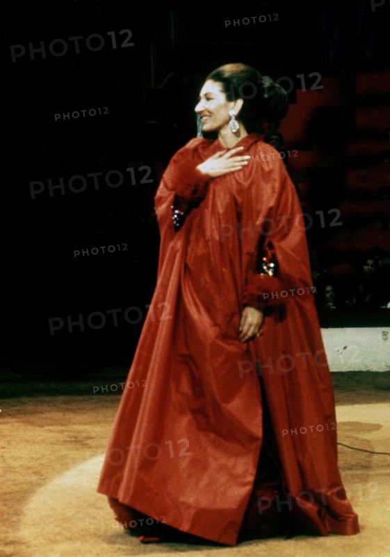 Maria Callas at the Cirque d'hiver