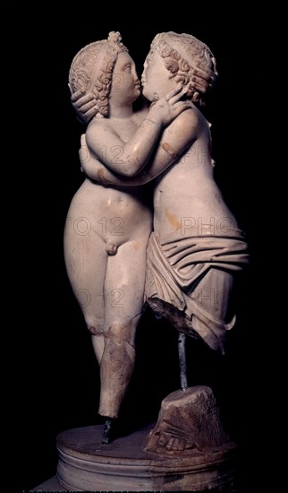 *GRUPO DE AMOR Y PSIQUE COPIA DEL ORIGINAL ROMANO
OSTIA, MUSEO
ITALIA

This image is not downloadable. Contact us for the high res.