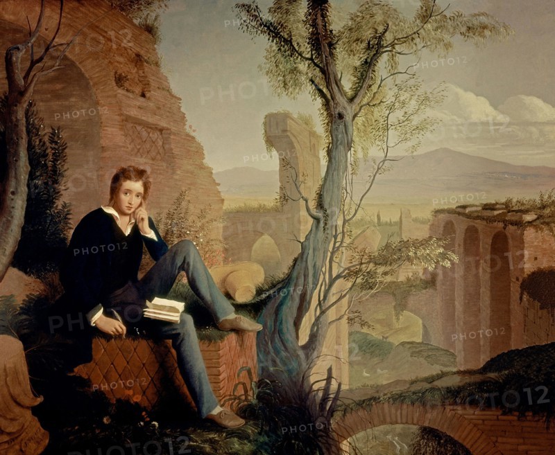 Severy, Shelley aux Thermes de Caracalla