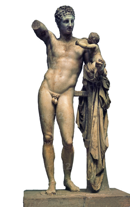 Praxiteles, Hermes and the infant Dionysus