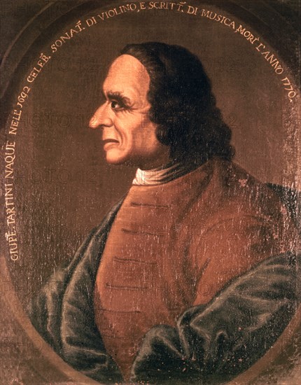 *GUISEPE TARTINI VIOLINISTA  (1692-1770)
BOLONIA, LICEO MUSICAL
ITALIA

This image is not downloadable. Contact us for the high res.