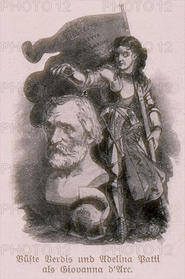 E-GACETA ILUSTRADA ALEMANA-GRABADO-BUSTO DE VERDI Y ADELINA PATTI COMO JUANA DE ARCO

This image is not downloadable. Contact us for the high res.