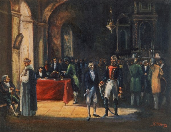 KITTERER
FIRMA DEL ACTA DE INDEPENDENCIA
ASUNCION, MUSEO BELLAS ARTES
PARAGUAY

This image is not downloadable. Contact us for the high res.