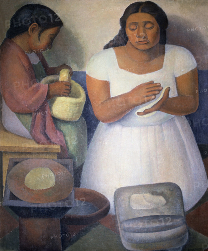 Diego Rivera, La Tortillera