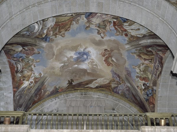 GIORDANO LUCA 1632/1705
IGLESIA-BOVEDA DEL ANTECORO-ESCENAS DE LA VIDA DE SALOMON
SAN LORENZO DEL ESCORIAL, MONASTERIO-INTERIOR
MADRID

This image is not downloadable. Contact us for the high res.