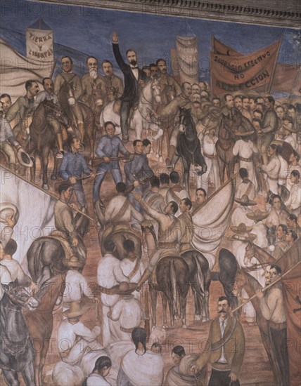 work of art preserved at the National museum of history (Mexico)