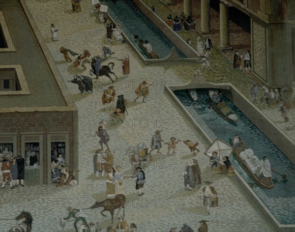 PLAZA MAYOR DE MEJICO-S XVIII-DET CANALES Y VIDA COTIDIANA
MEXICO DF, MUSEO DE LA CIUDAD
MEXICO